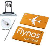 Thumbnail for Flynas Airlines Designed Aluminum Luggage Tags