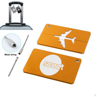 Thumbnail for Scoot Airlines Designed Aluminum Luggage Tags