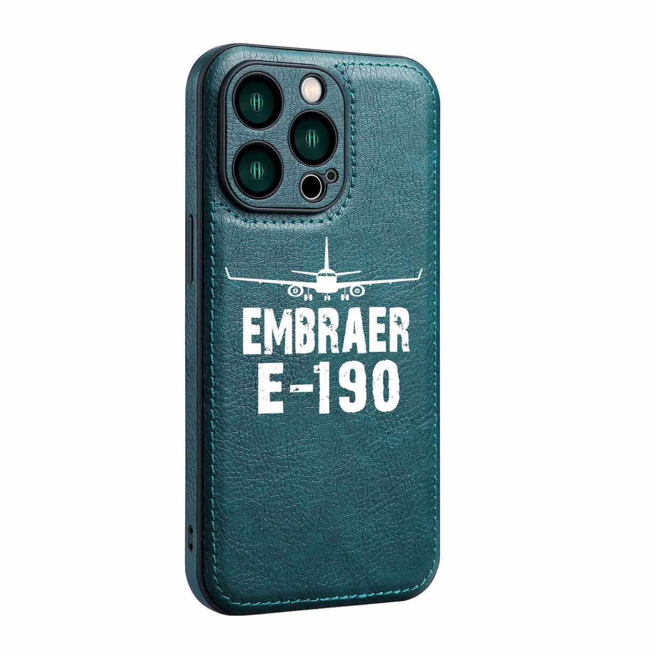 Embraer E-190 & Plane Designed Leather iPhone Cases