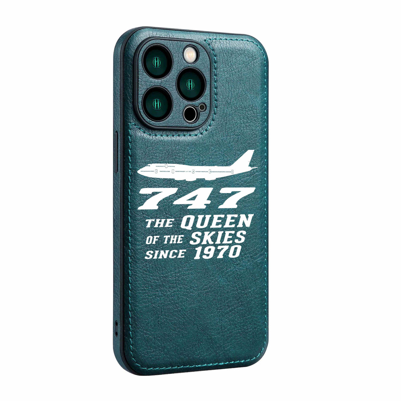 Boeing 747 - Queen of the Skies (2) Designed Leather iPhone Cases