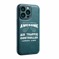 Thumbnail for Air Traffic Controller Designed Leather iPhone Cases