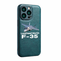 Thumbnail for The Lockheed Martin F35 Designed Leather iPhone Cases