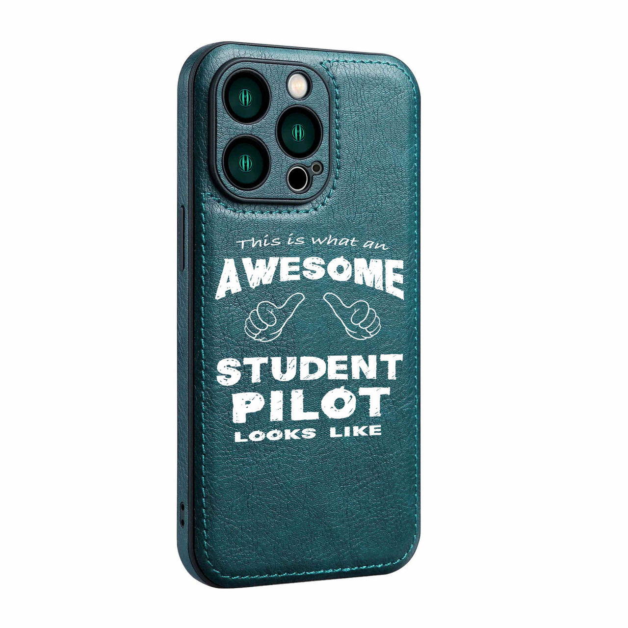 Student Pilot Designed Leather iPhone Cases