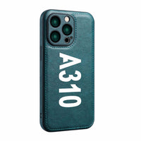 Thumbnail for A310 Text Designed Leather iPhone Cases
