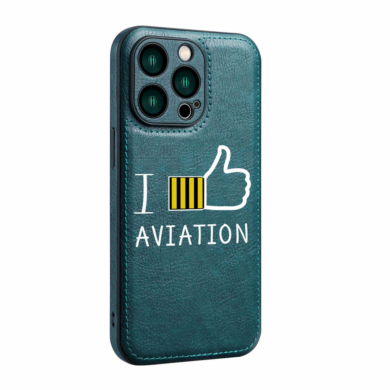 I Like Aviation Designed Leather iPhone Cases