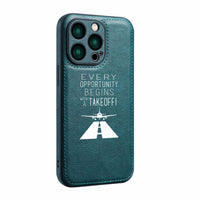 Thumbnail for Every Opportunity Designed Leather iPhone Cases