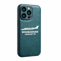 Thumbnail for The Bombardier Learjet 75 Designed Leather iPhone Cases