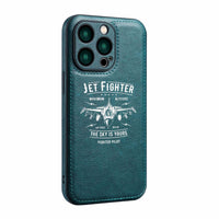 Thumbnail for Jet Fighter - The Sky is Yours Designed Leather iPhone Cases