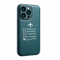 Thumbnail for In Aviation Designed Leather iPhone Cases