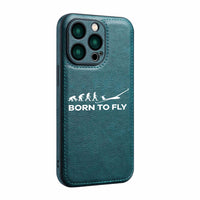 Thumbnail for Born To Fly Glider Designed Leather iPhone Cases