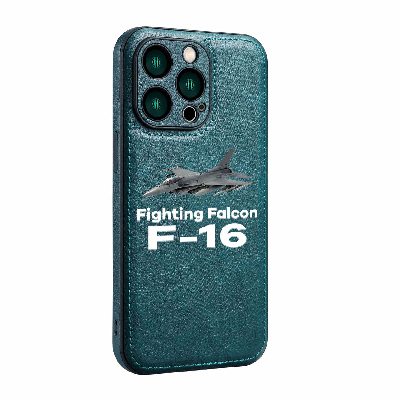 The Fighting Falcon F16 Designed Leather iPhone Cases