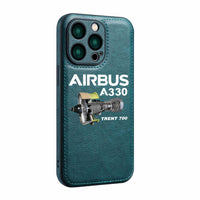 Thumbnail for Airbus A330 & Trent 700 Engine Designed Leather iPhone Cases