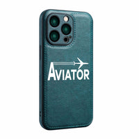 Thumbnail for Aviator Designed Leather iPhone Cases