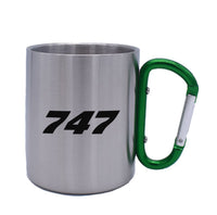 Thumbnail for 747 Flat Text Designed Stainless Steel Outdoors Mugs