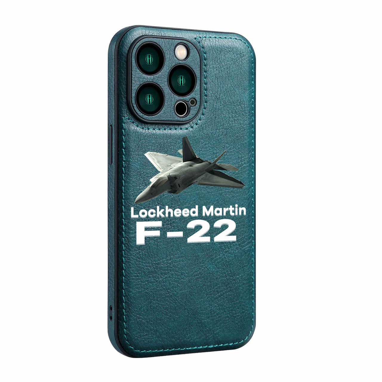 The Lockheed Martin F22 Designed Leather iPhone Cases