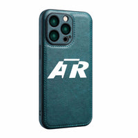 Thumbnail for ATR & Text Designed Leather iPhone Cases