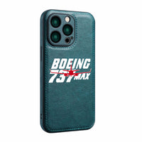 Thumbnail for Amazing Boeing 737 Max Designed Leather iPhone Cases