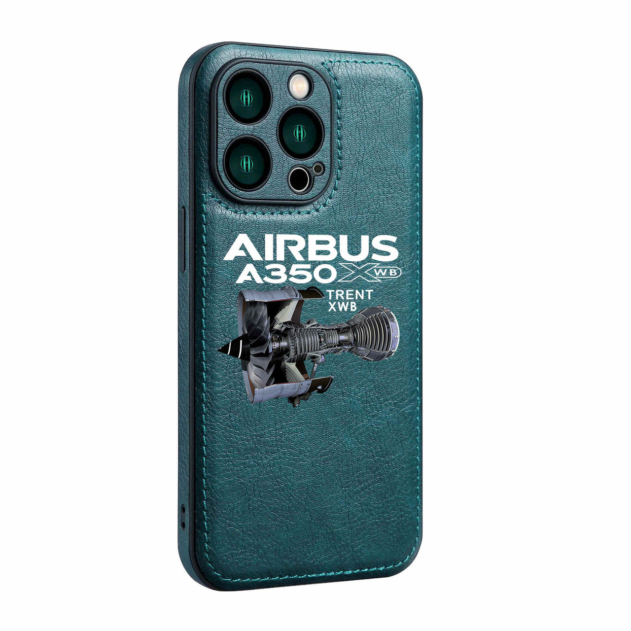 Airbus A350 & Trent Wxb Engine Designed Leather iPhone Cases