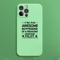 Thumbnail for I am an Awesome Boyfriend Designed Soft Silicone iPhone Cases