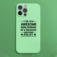 Thumbnail for I am an Awesome Girlfriend Designed Soft Silicone iPhone Cases