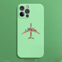 Thumbnail for Colourful Airplane Designed Soft Silicone iPhone Cases