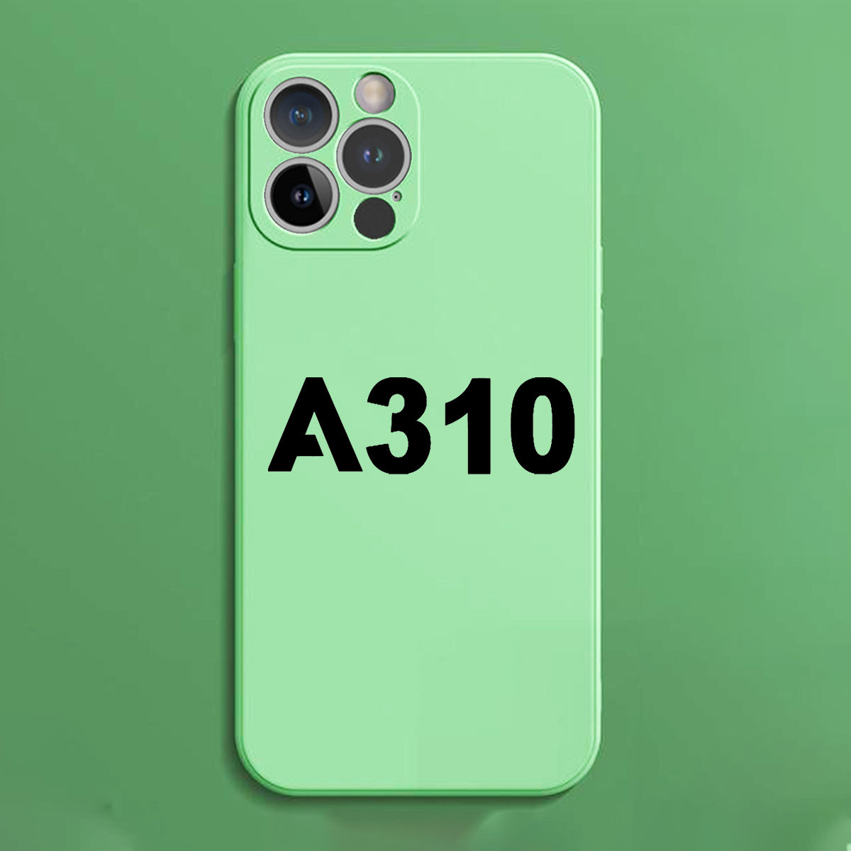 A310 Flat Text Designed Soft Silicone iPhone Cases