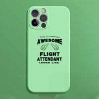 Thumbnail for Flight Attendant Designed Soft Silicone iPhone Cases