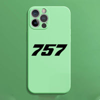 Thumbnail for 757 Flat Text Designed Soft Silicone iPhone Cases