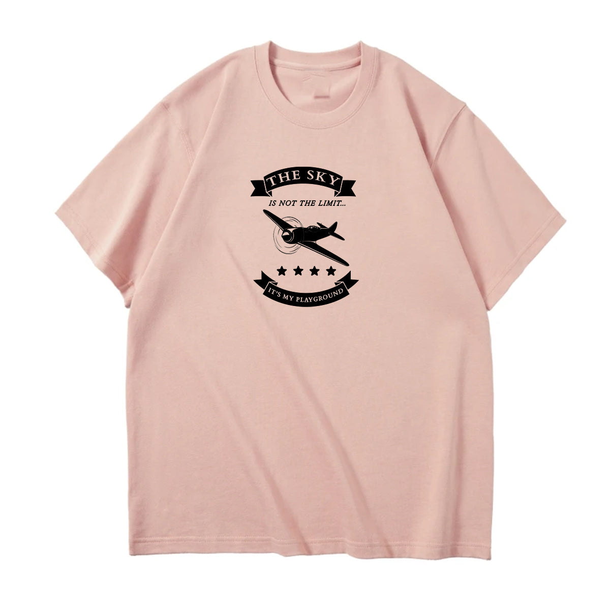 The Sky is not the limit, It's my playground Designed Relax Fit T-Shirts