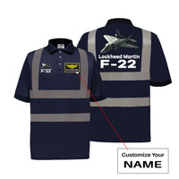 Thumbnail for The Lockheed Martin F22 Designed Reflective Polo T-Shirts