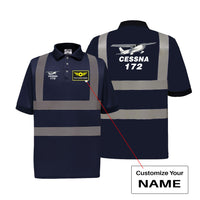Thumbnail for The Cessna 172 Designed Reflective Polo T-Shirts