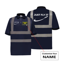 Thumbnail for Just Fly It 2 Designed Reflective Polo T-Shirts