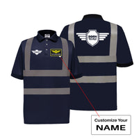 Thumbnail for Born To Fly & Badge Designed Reflective Polo T-Shirts
