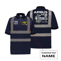 Thumbnail for Airbus A330neo & Trent 7000 Designed Reflective Polo T-Shirts