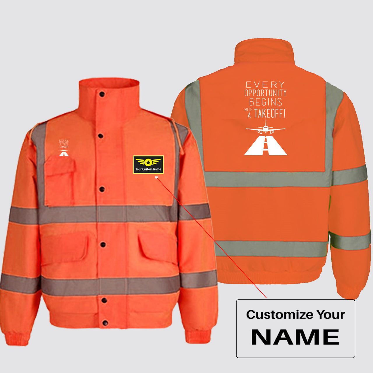 Every Opportunity Designed Reflective Winter Jackets