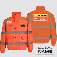 Thumbnail for Warning May Constantly Talk About Aviation Designed Reflective Winter Jackets