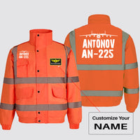 Thumbnail for Antonov AN-225 & Plane Designed Reflective Winter Jackets