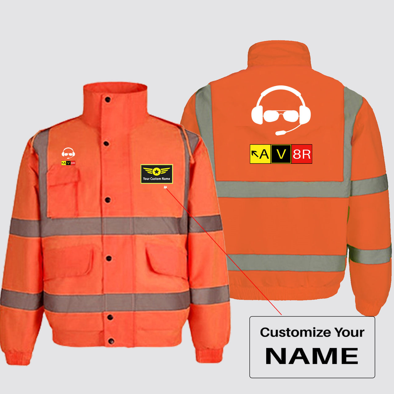 AV8R 2 Designed Reflective Winter Jackets