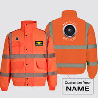 Thumbnail for In Thrust We Trust Designed Reflective Winter Jackets