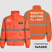 Thumbnail for Remove Before Flight Designed Reflective Winter Jackets