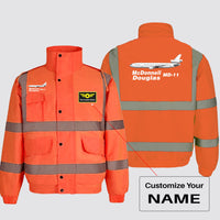 Thumbnail for The McDonnell Douglas MD-11 Designed Reflective Winter Jackets