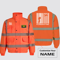 Thumbnail for Planespotting Designed Reflective Winter Jackets