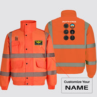 Thumbnail for Pilot's 6 Pack Designed Reflective Winter Jackets