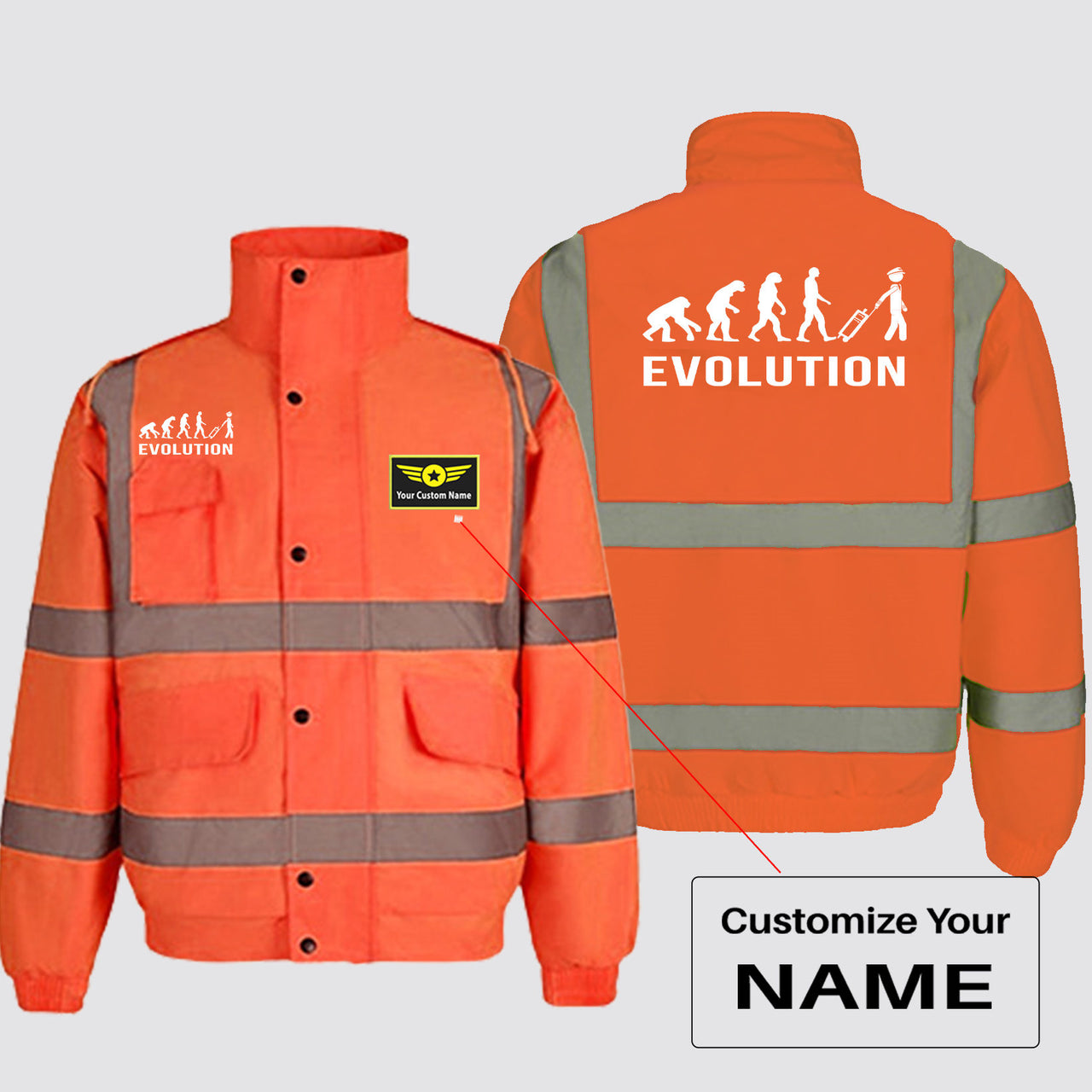 Pilot Evolution Designed Reflective Winter Jackets