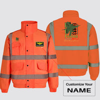 Thumbnail for Fighter Machine Designed Reflective Winter Jackets