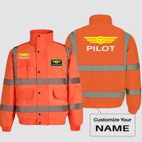 Thumbnail for Pilot & Badge Designed Reflective Winter Jackets