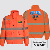 Thumbnail for Supermen of The Skies (Sunrise) Designed Reflective Winter Jackets