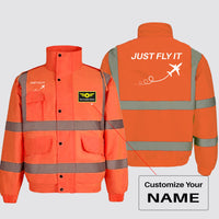 Thumbnail for Just Fly It Designed Reflective Winter Jackets