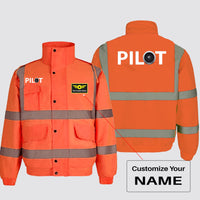 Thumbnail for Pilot & Jet Engine Designed Reflective Winter Jackets