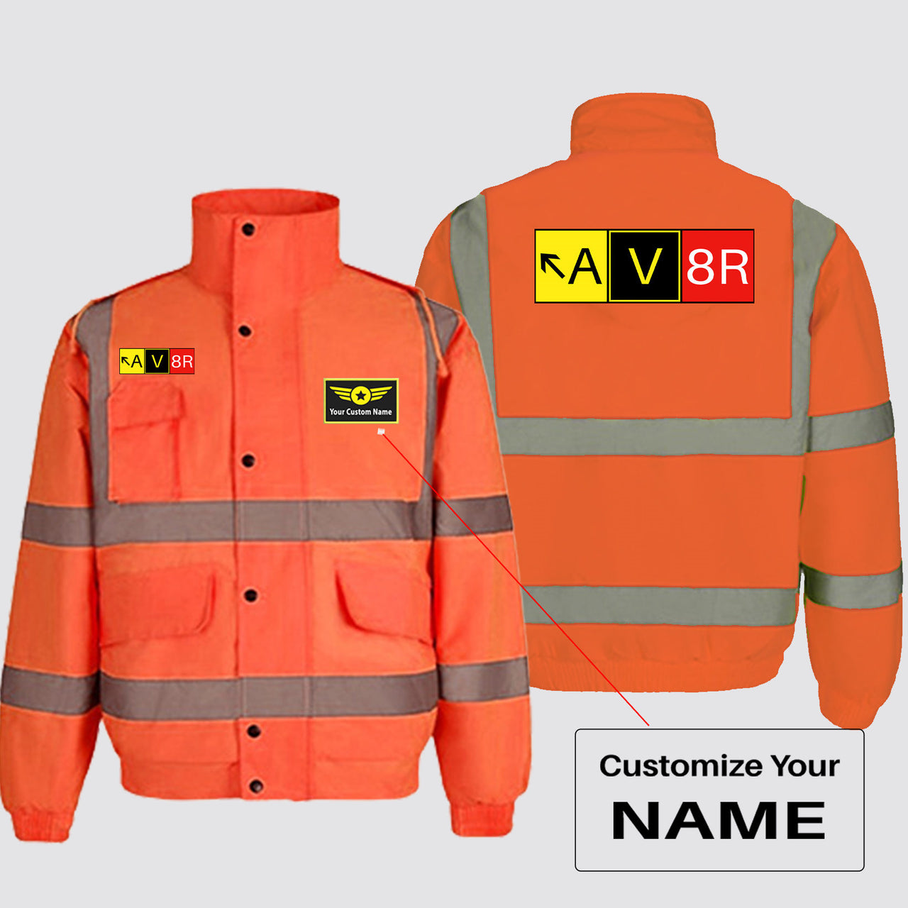 AV8R Designed Reflective Winter Jackets